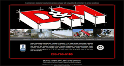 Desktop Screenshot of dandmconst.com