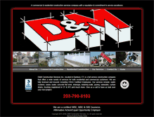 Tablet Screenshot of dandmconst.com